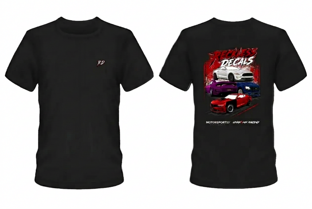 UNKNXWN RACING X RECKLESS DECALS COLLAB SHIRT