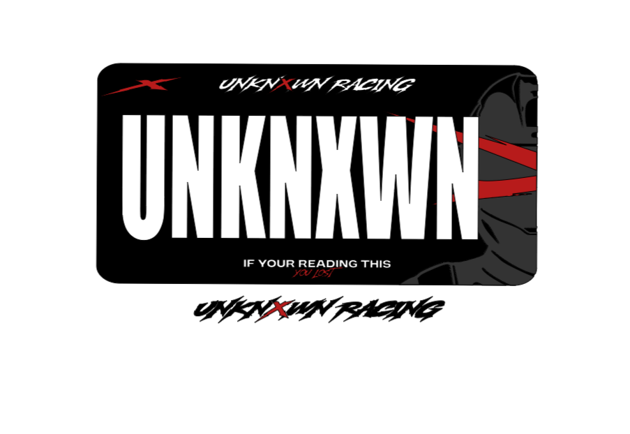 “UNKNXWN” Bike Plate