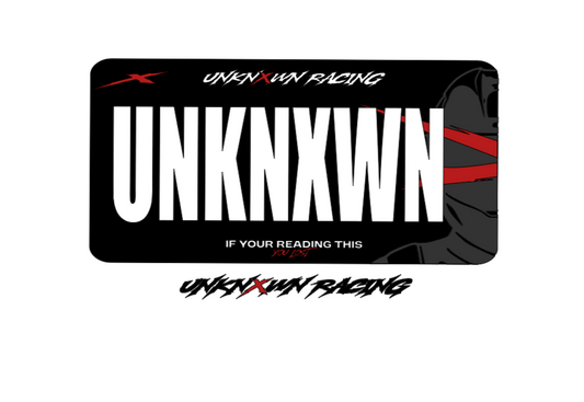 “UNKNXWN” Bike Plate